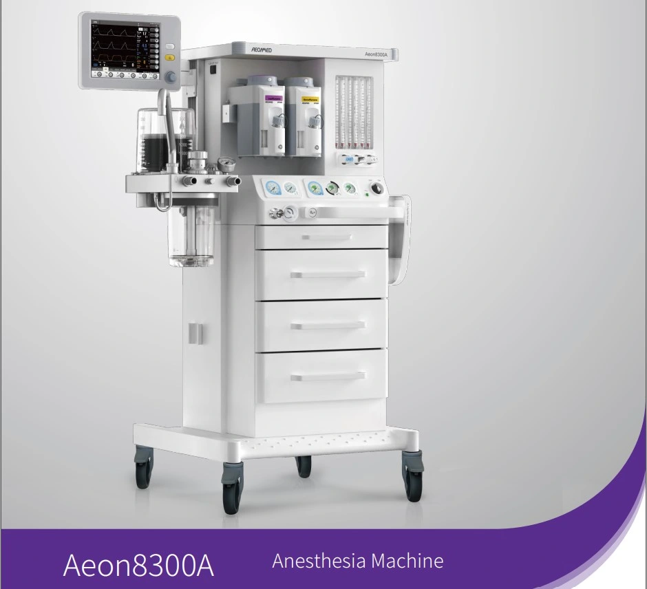 Anesthesia Machine Workstation with Ventilator Vaporizers Aeon8300A with CE