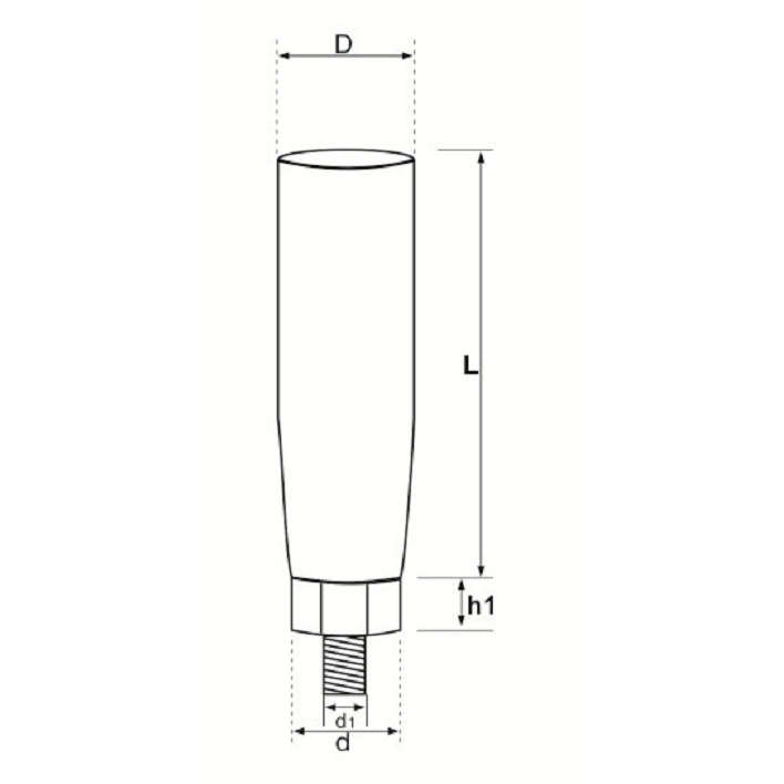 2020 The New Model Technopolymer Revolving Handle with RoHS Certification